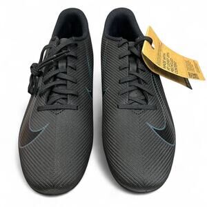 Nike Mercurial Vapor 16 Club FG/MG Black/Black Deep Jungle Sz 9 NWT Soccer Cleat